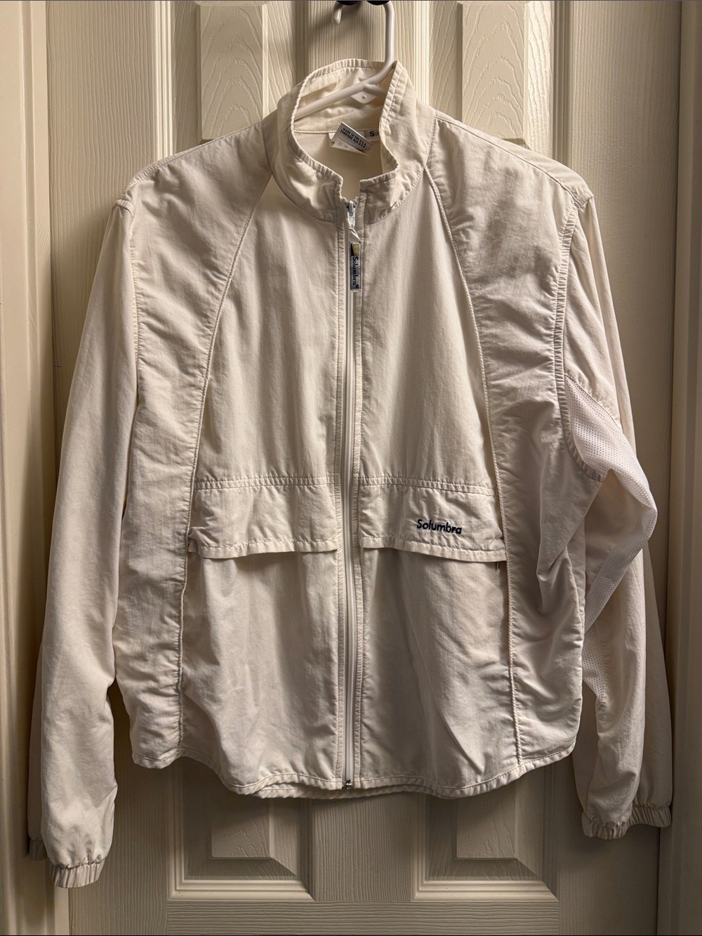 Solumbra Women’s Lightweight Cream Shirt Jacket- SPF 100